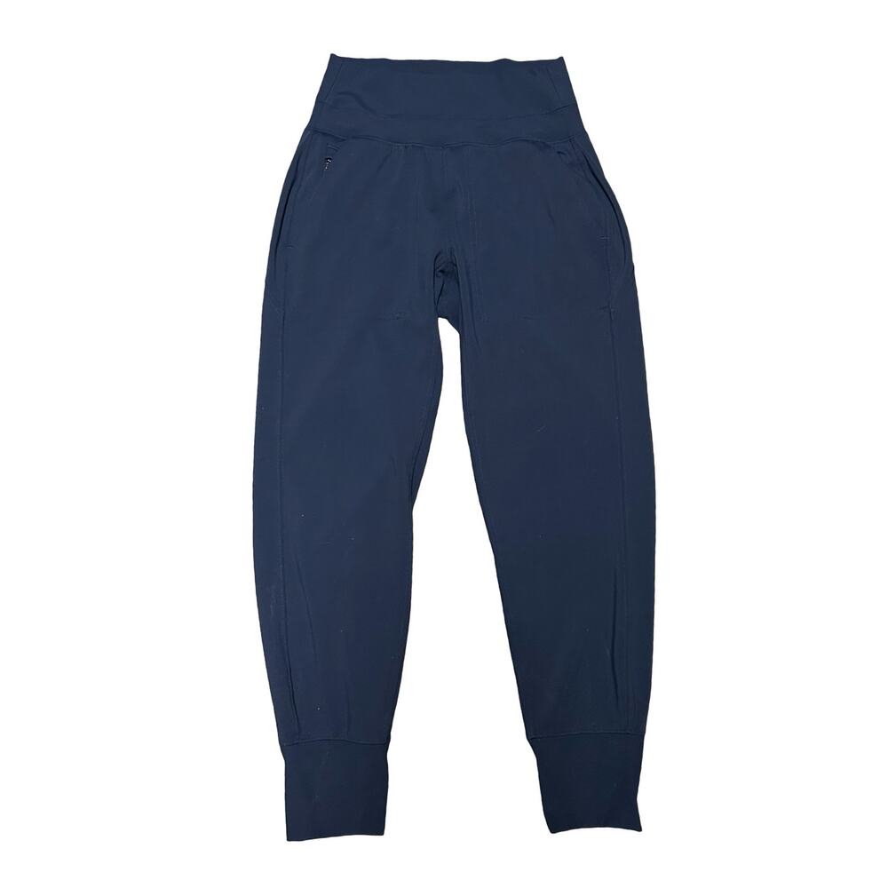 Athleta Venice High Rise Jogger Pants Womens XXS Navy Blue Breathable Athleisure